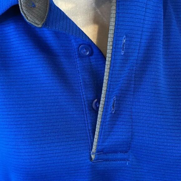 Under Armour Royal Blue/Graphite Polo, L! - Picture 2 of 4